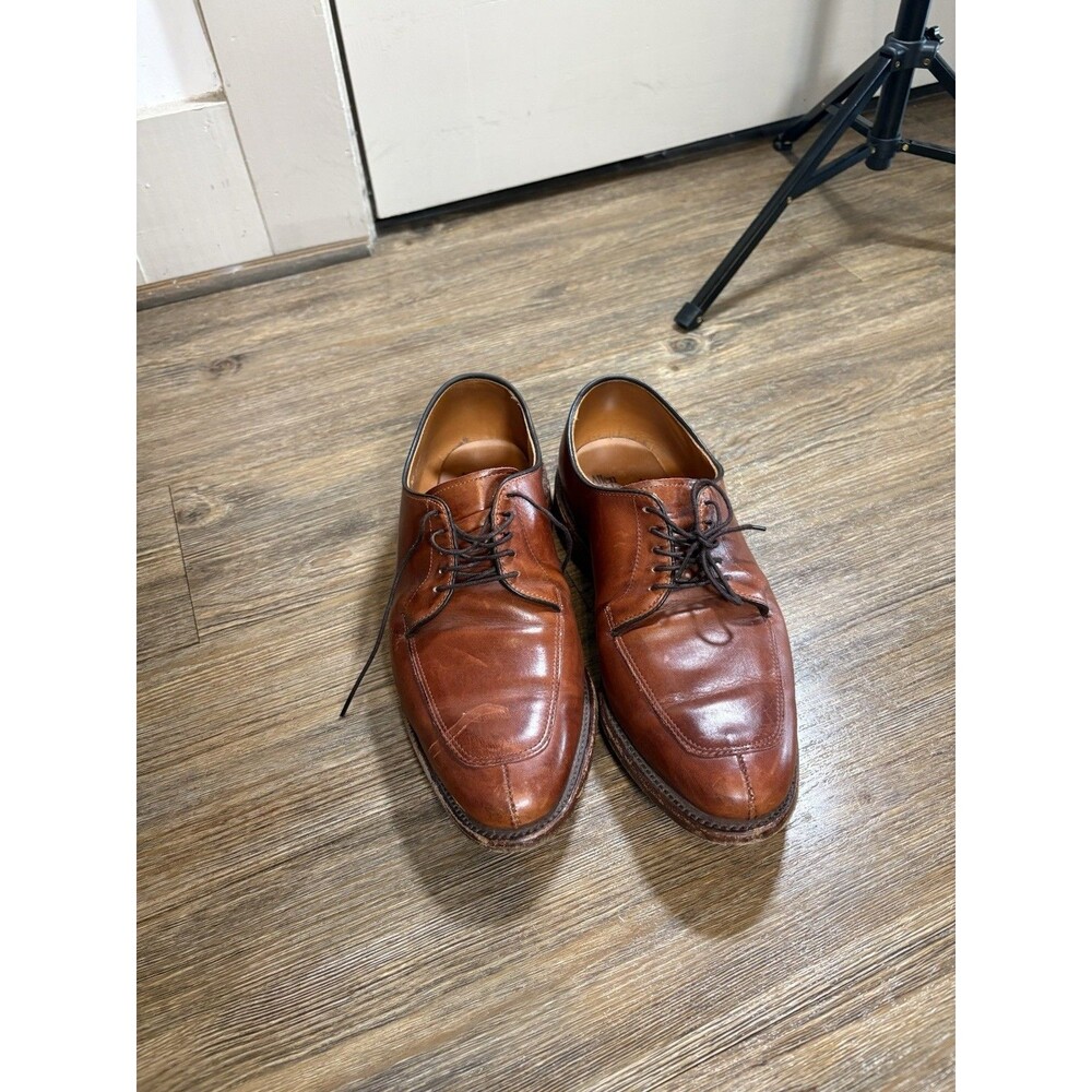 Allen Edmonds Delray Brown  Leather Split Toe Derby Dress Shoes Men’s 7